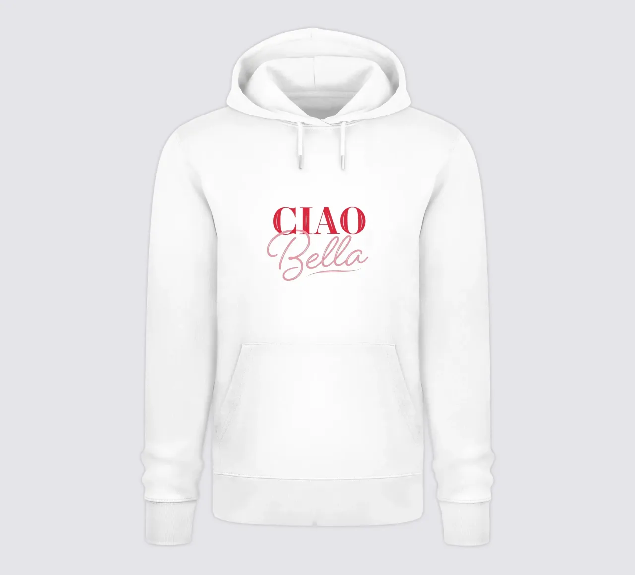 Ciao Bella. Hallo, Schöne, mein Liebling. Pretty in Pink. felpa con cappuccio da CalliLetters