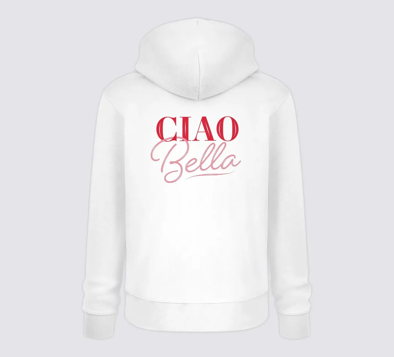 Ciao Bella. Hallo, Schöne, mein Liebling. Pretty in Pink. felpa con cappuccio da CalliLetters