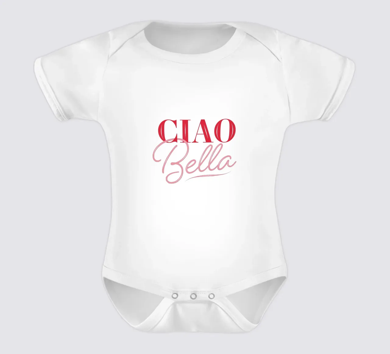 Hoi Bella. Hallo, Schöne, mein Liebling. Mooi in Roze. babyrompertje korte mouwen van CalliLetters