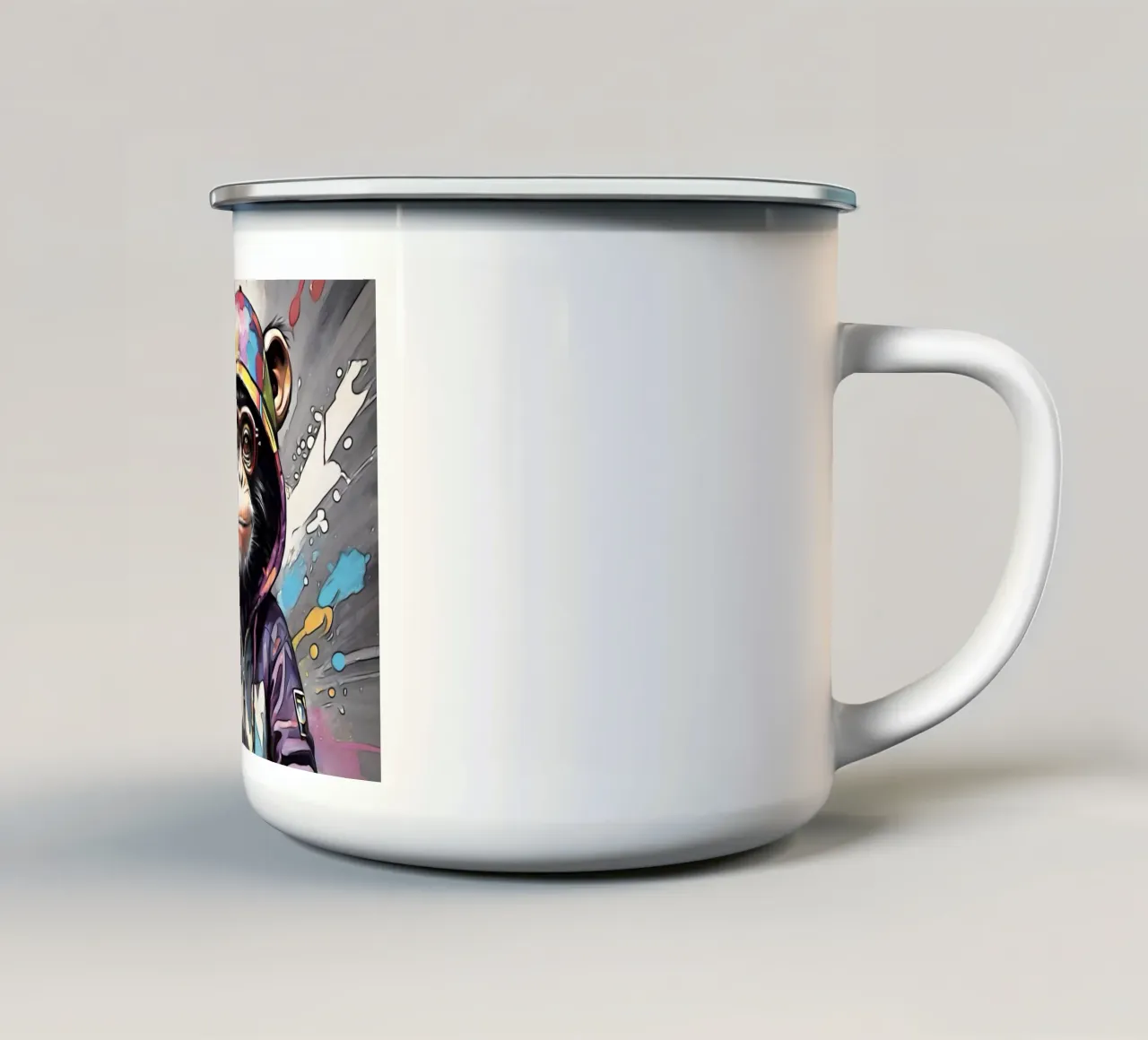 L'artista tazza in smalto da ZAMART - PopArt