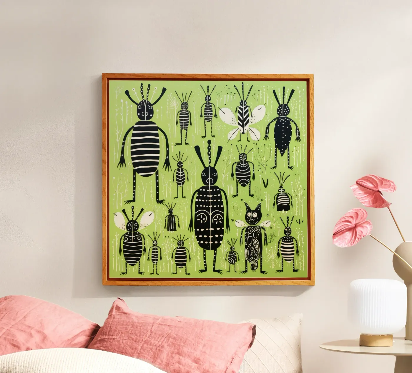 Green Termites plexiglass da Minimal Animal Art