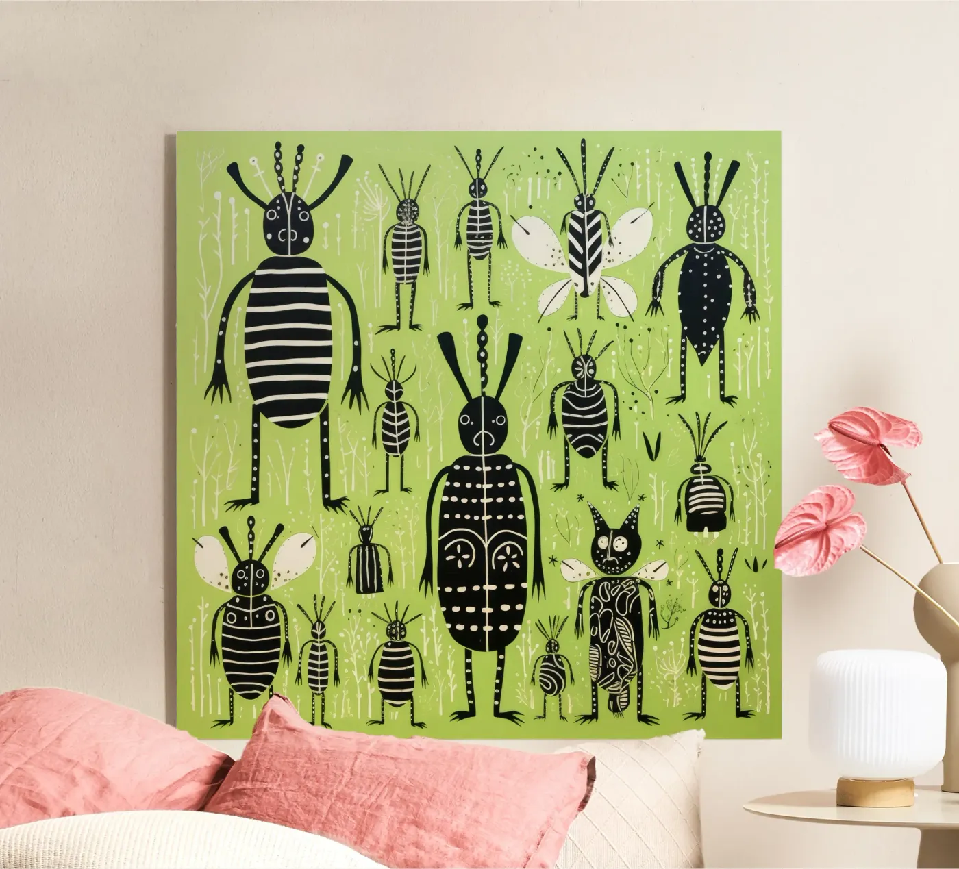 Green Termites plexiglass da Minimal Animal Art