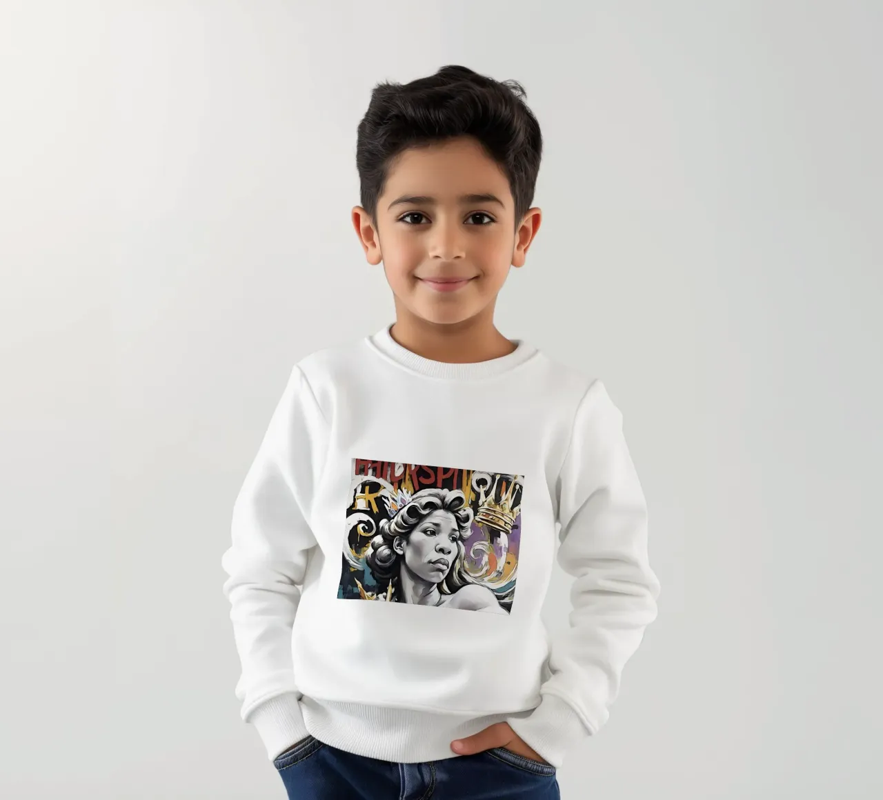 Donne forti felpa bambino da ZAMART - PopArt