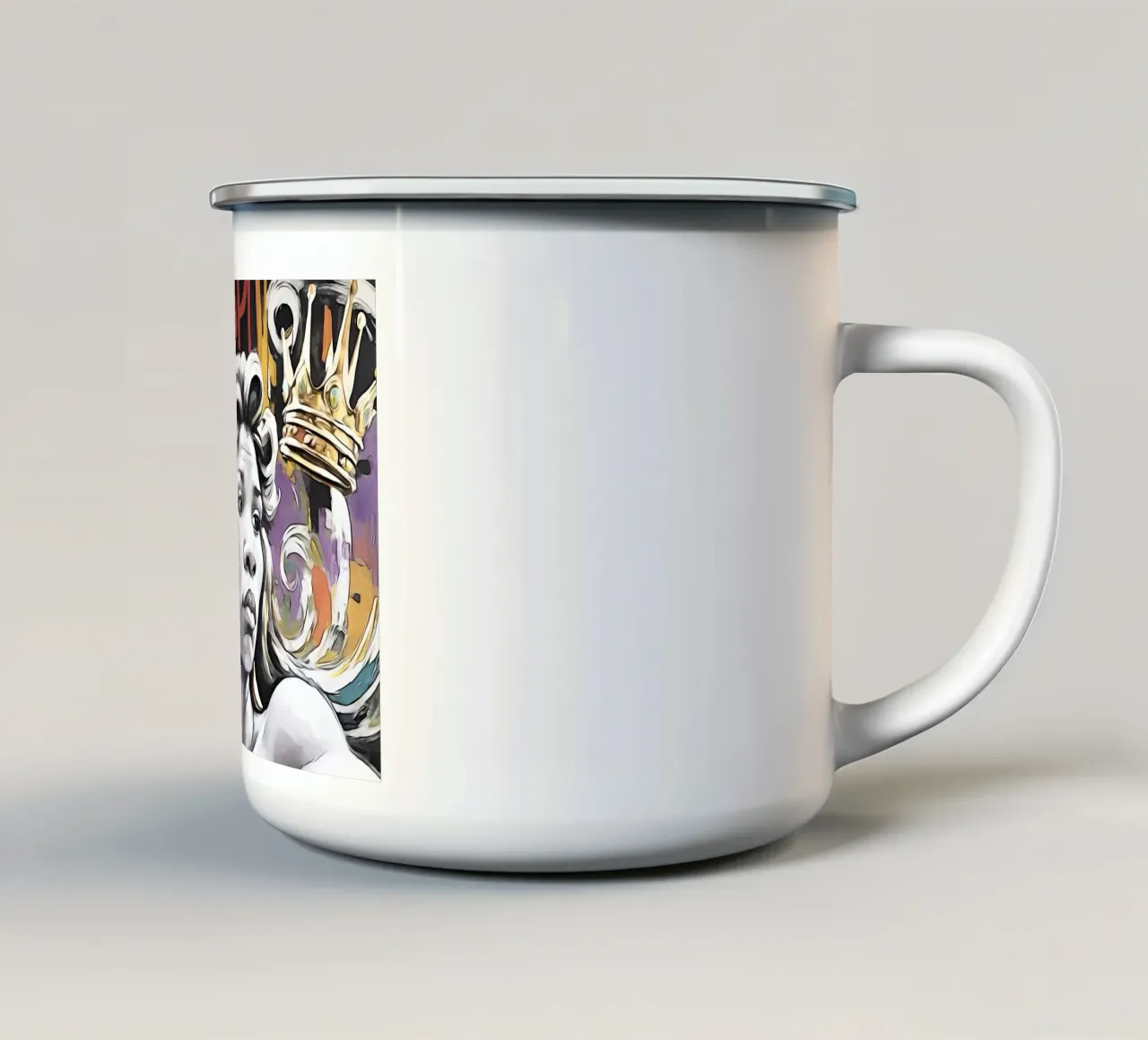 Donne forti tazza in smalto da ZAMART - PopArt