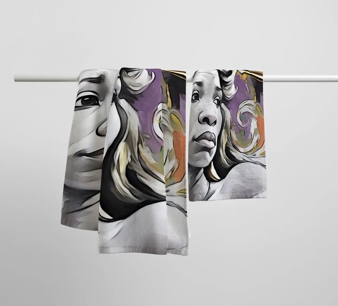 Donne forti asciugamano da bagno da ZAMART - PopArt