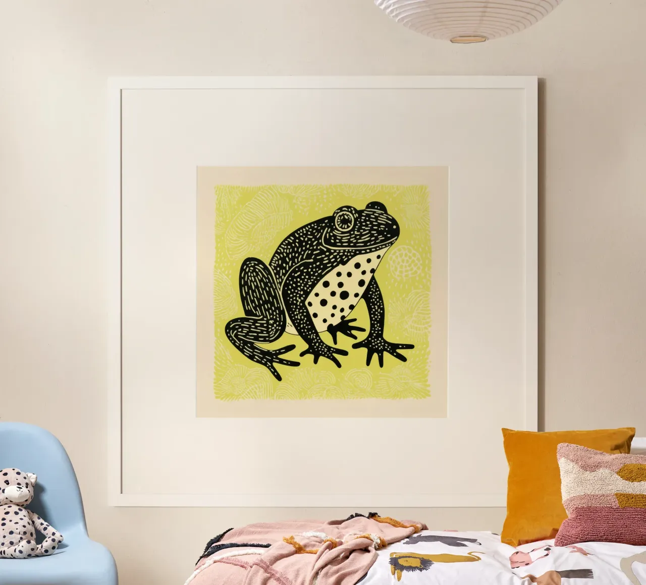 Groene Pad poster van Minimal Animal Art