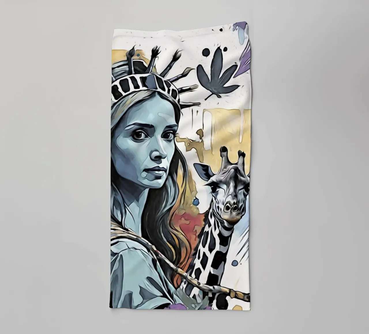 Vrijheid badhanddoek van ZAMART - PopArt