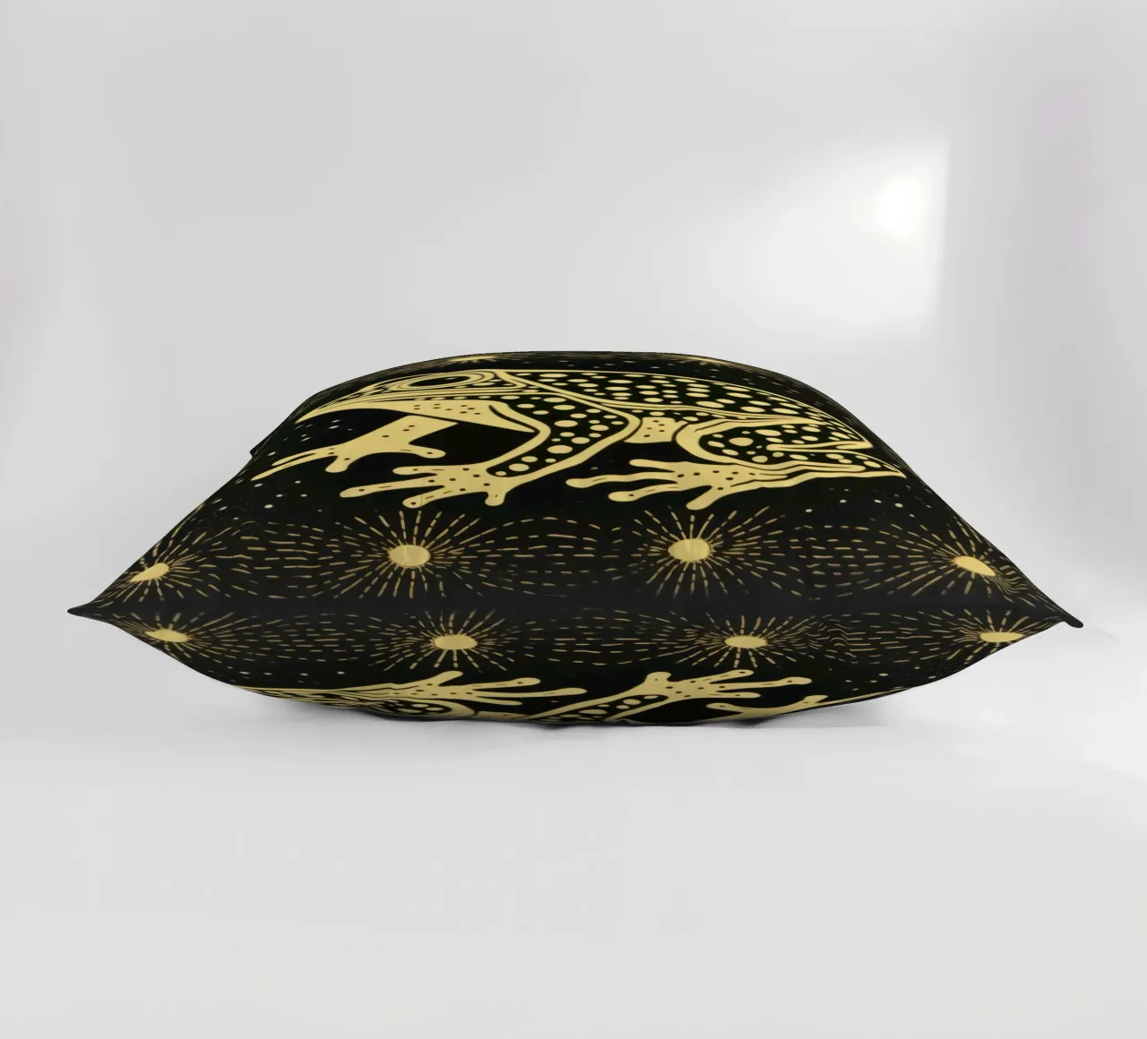 Rospo verde 4 cuscino da Minimal Animal Art