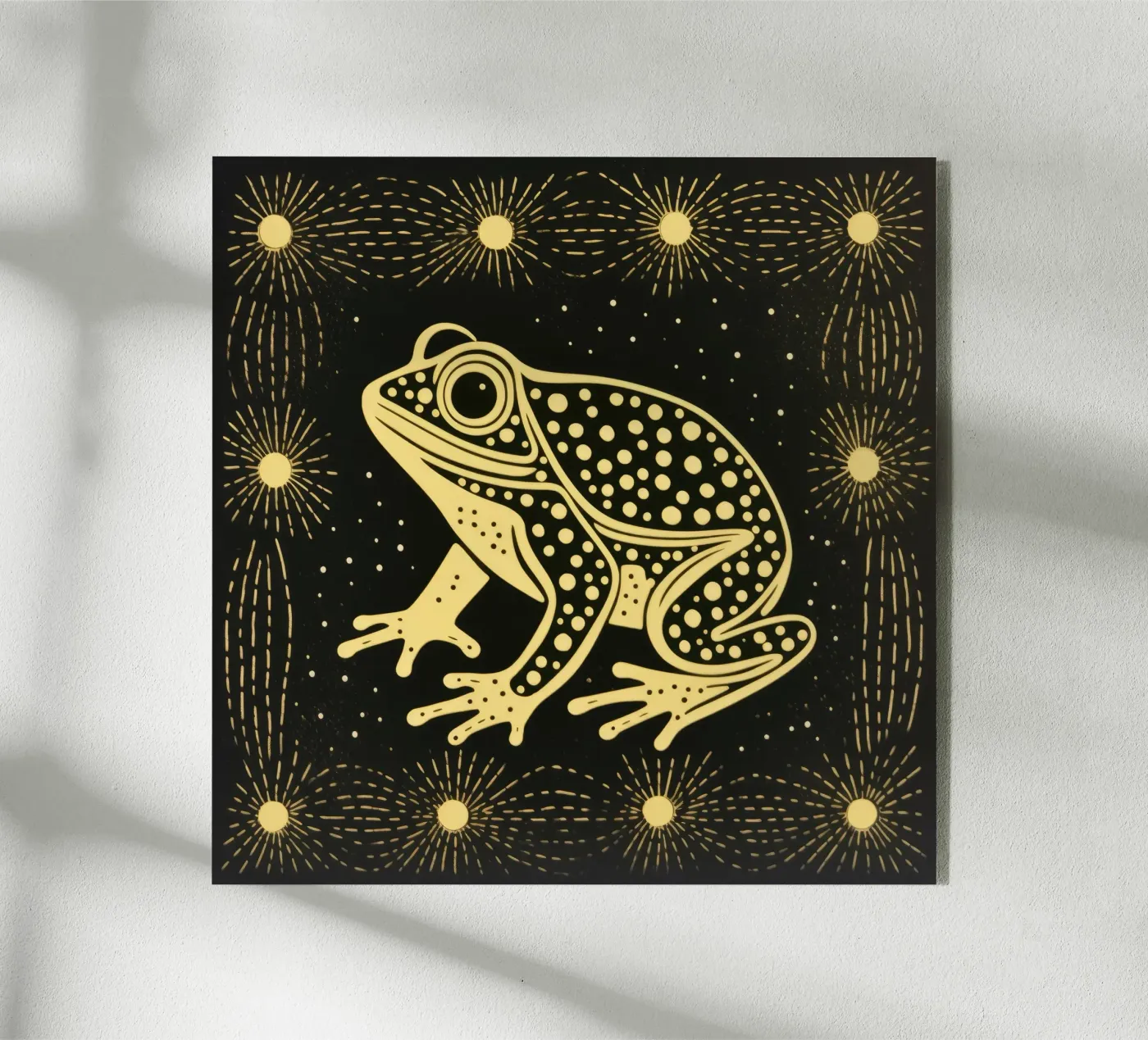 Groene Pad acryl van Minimal Animal Art