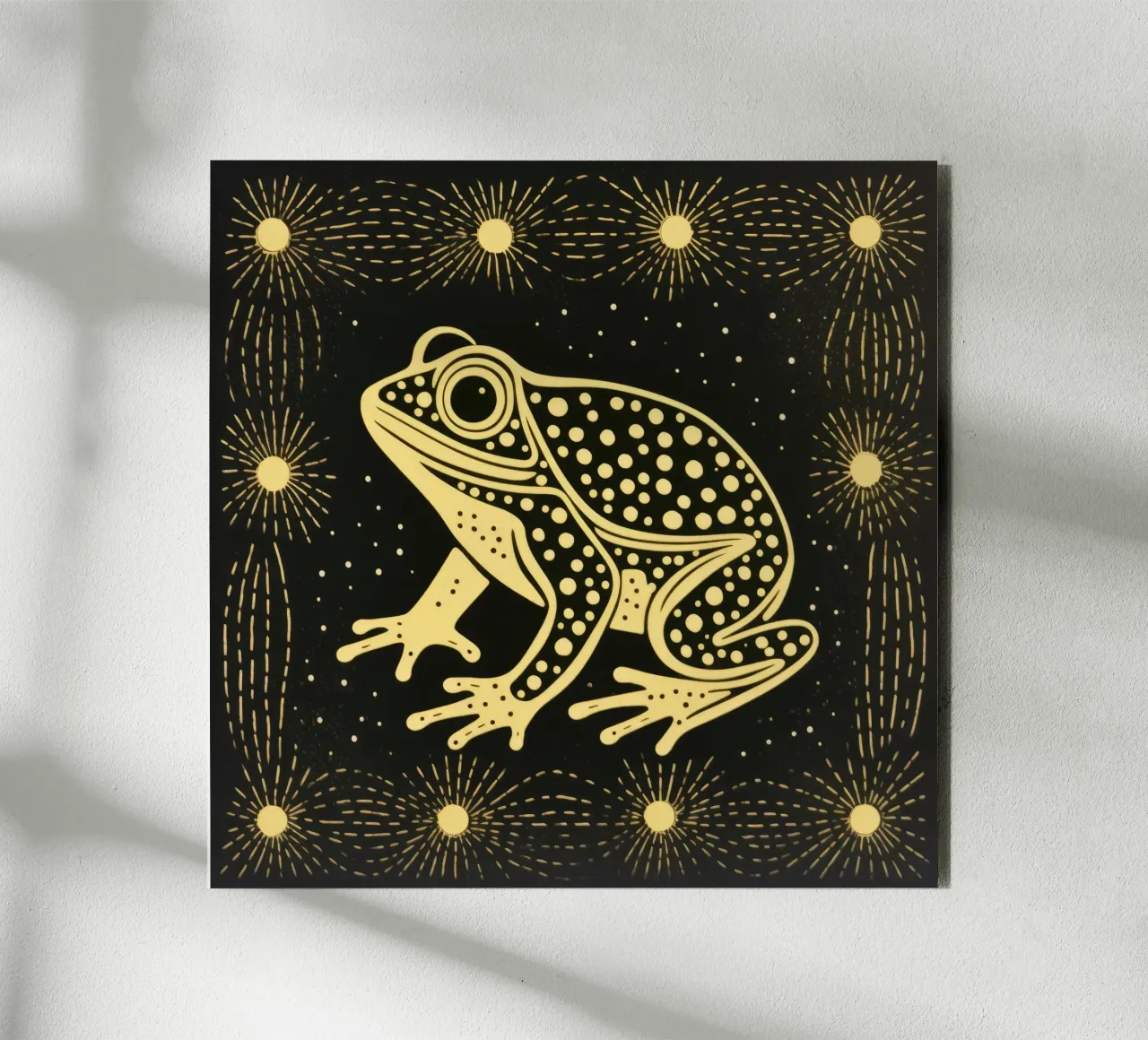 Green Toad 4 alu-dibond by Minimal Animal Art