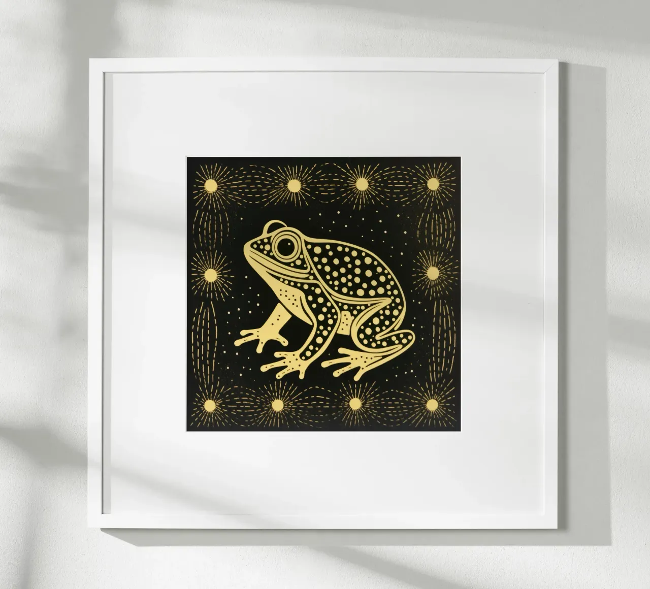 Groene Pad poster van Minimal Animal Art