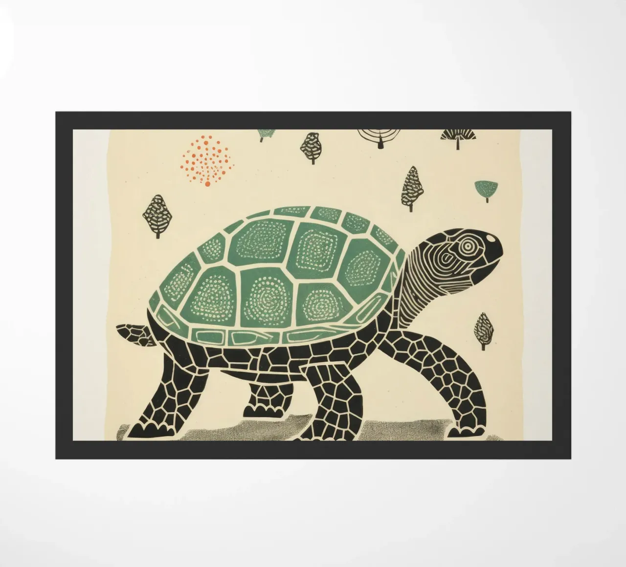 Tartaruga verde 1 zerbino da Minimal Animal Art