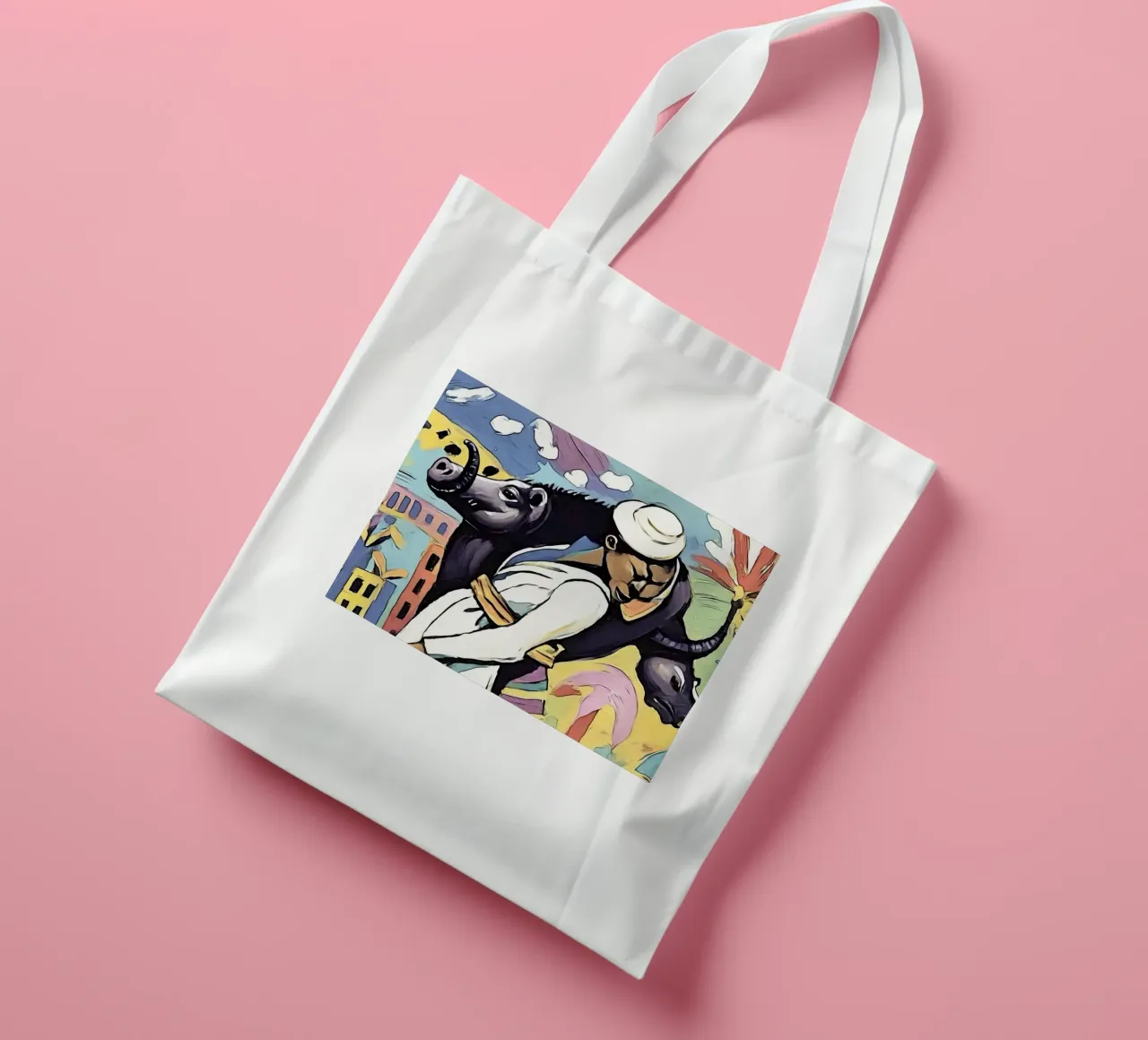 In un duello borsa in juta da ZAMART - PopArt