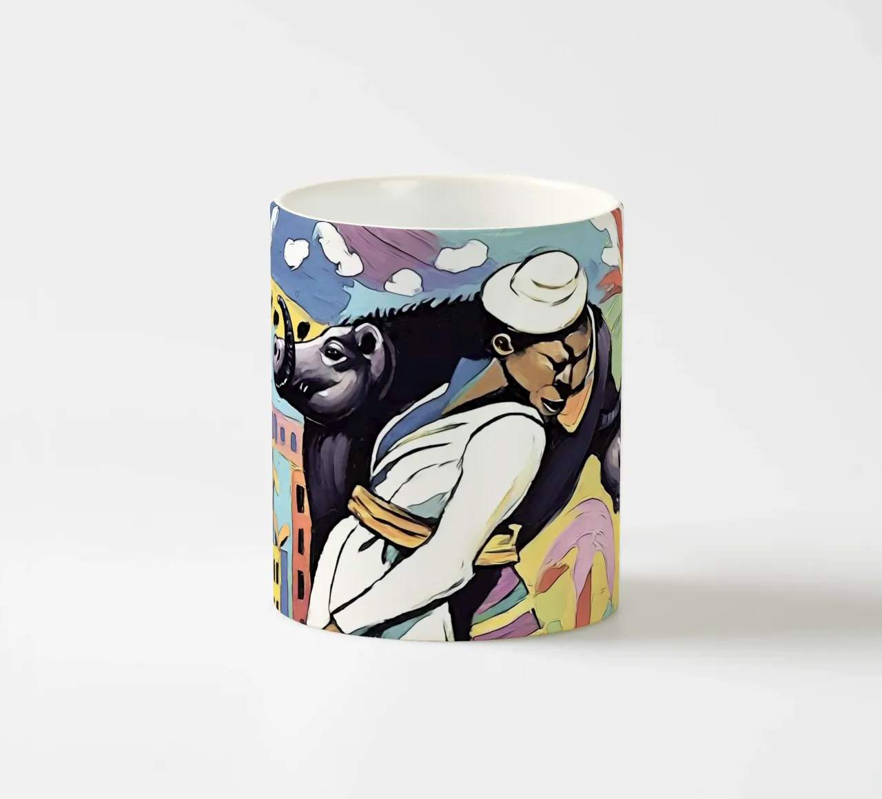 In un duello tazza in ceramica da ZAMART - PopArt