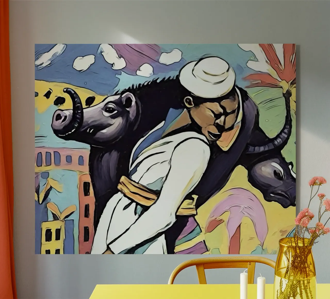 In un duello plexiglass da ZAMART - PopArt