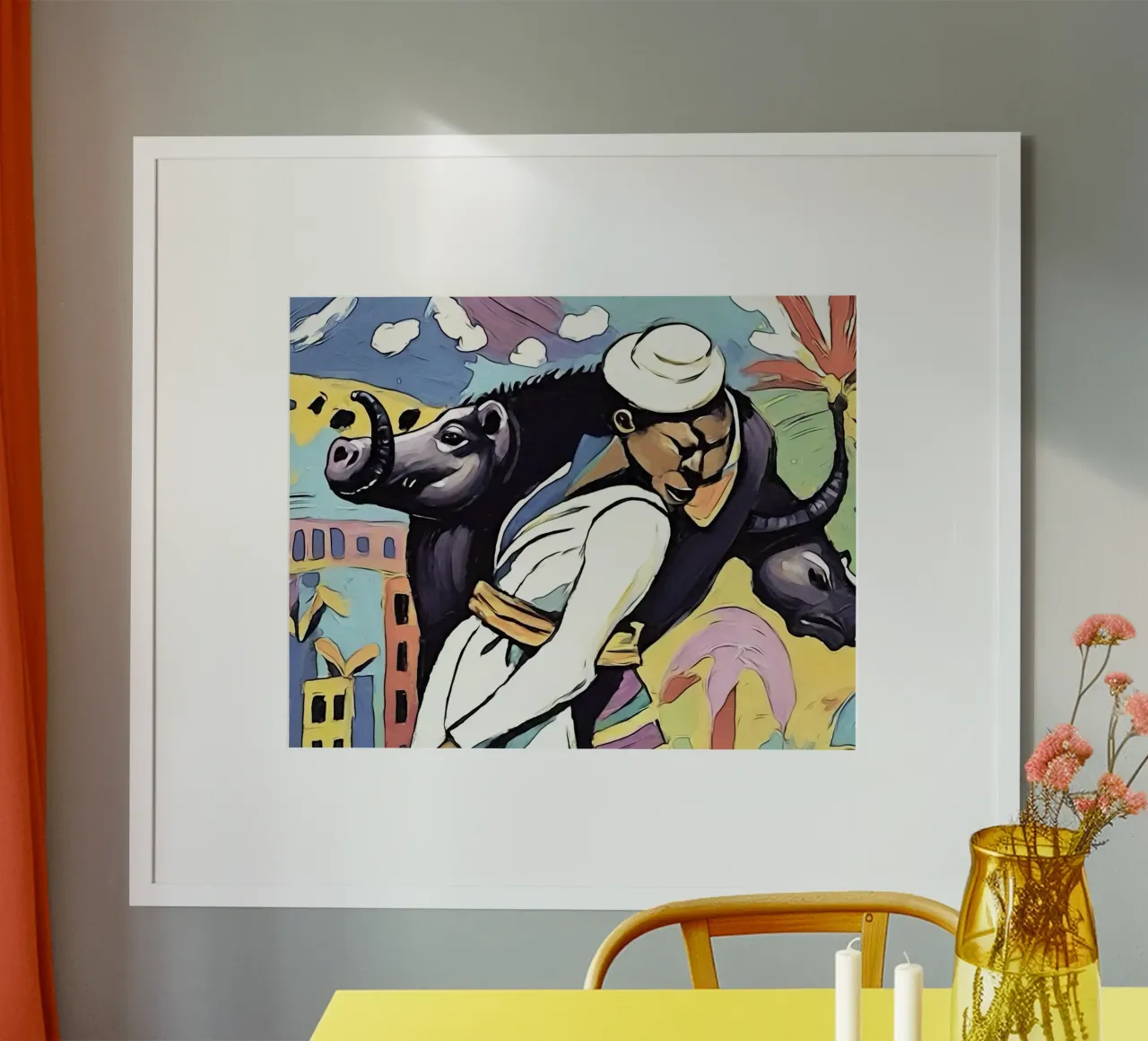 In un duello carta hahnemühle da ZAMART - PopArt
