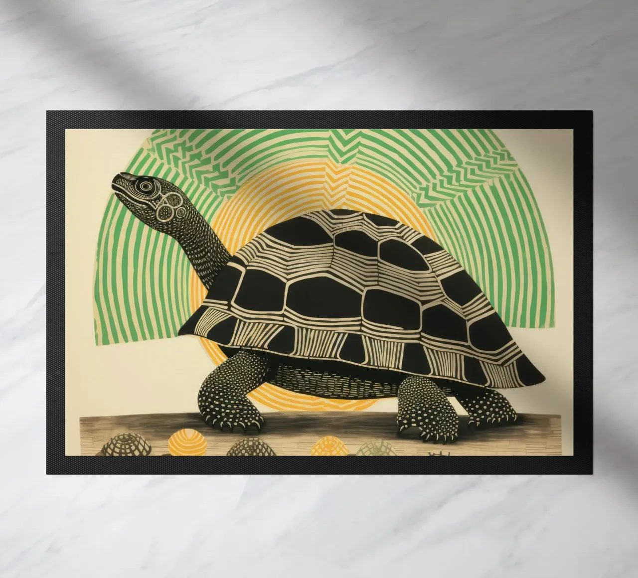Tartaruga verde 2 zerbino da Minimal Animal Art