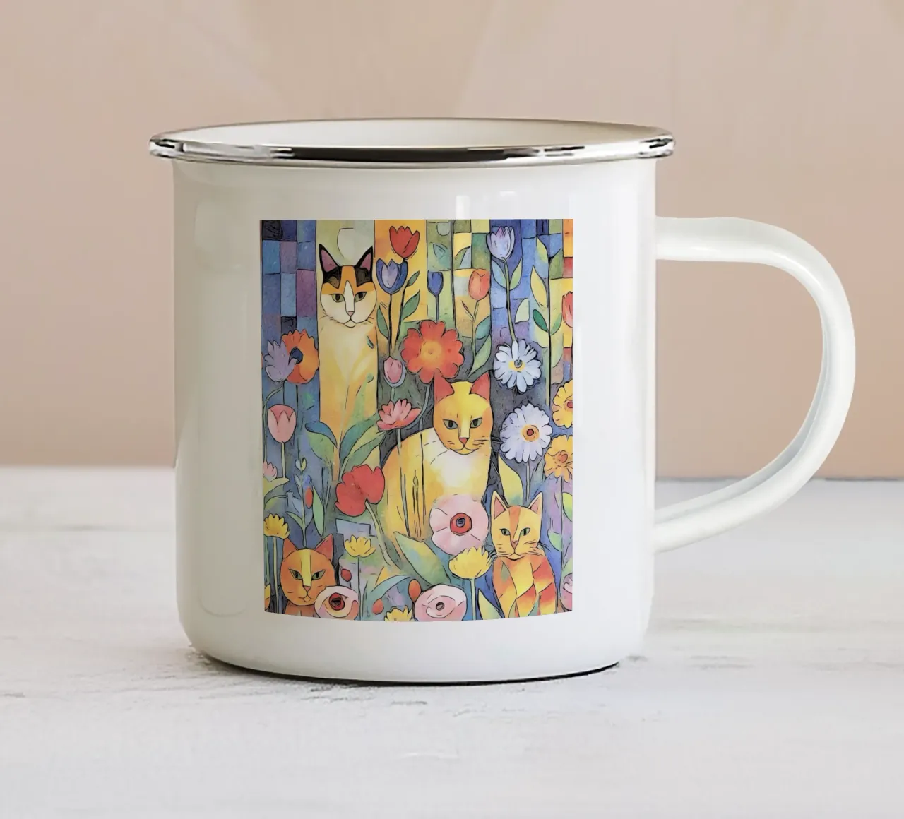 Gatti #1 tazza in smalto da ZAMART