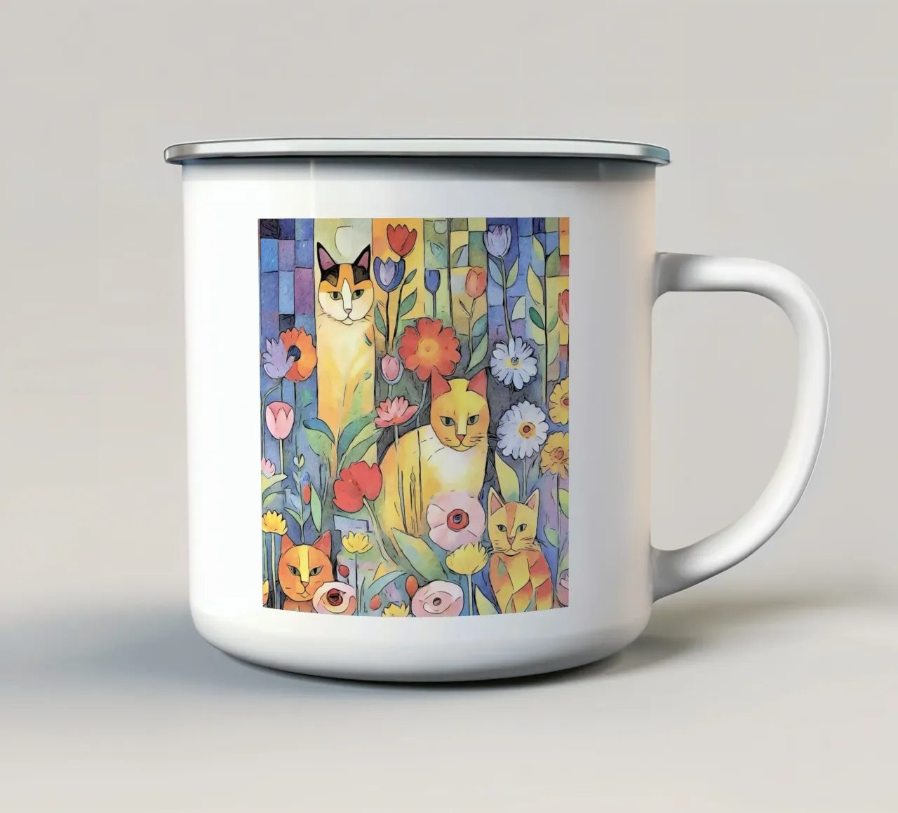 Gatti #1 tazza in smalto da ZAMART