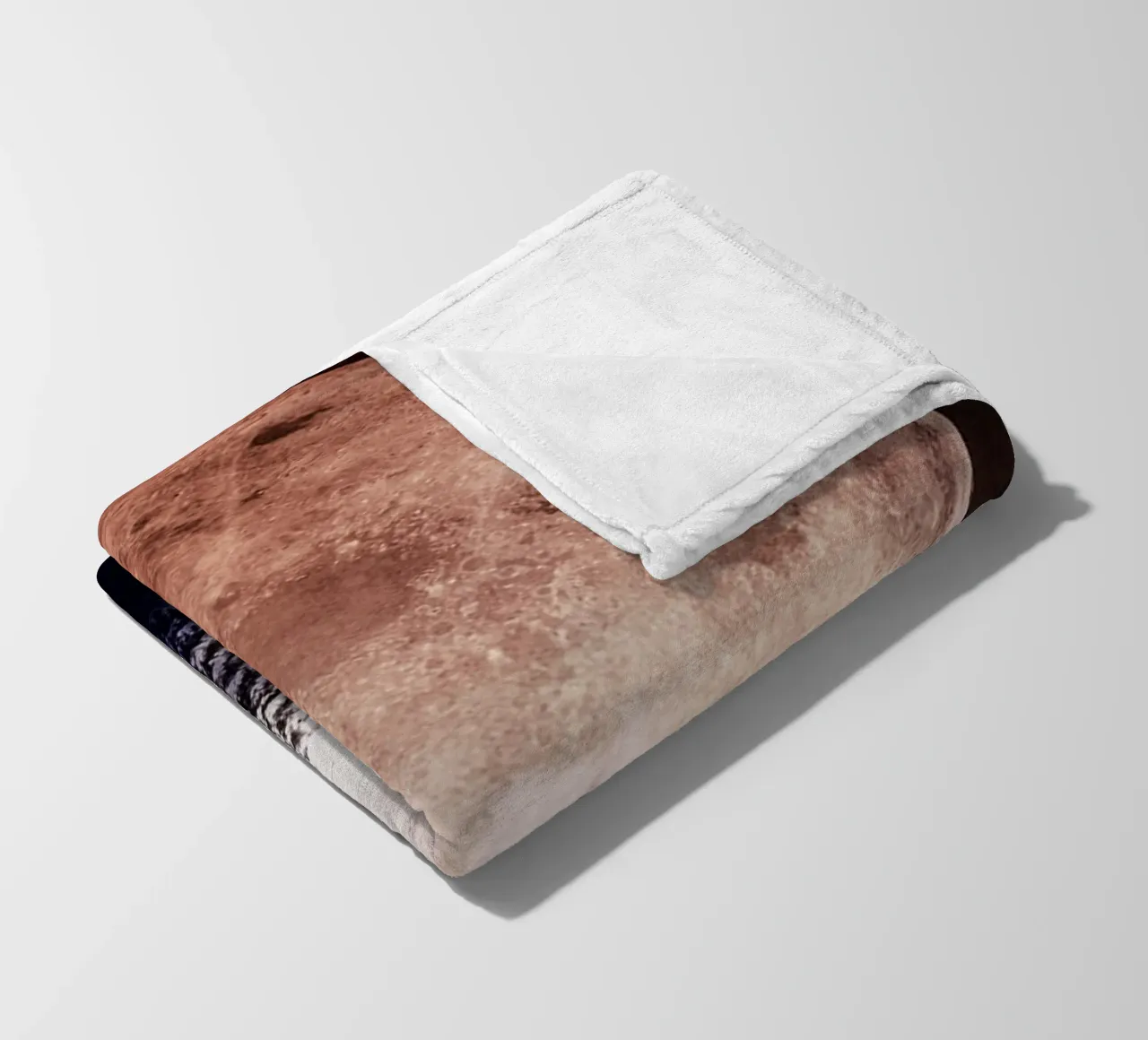 Moon Watercolor Art fleece blanket by kaiyaraiya