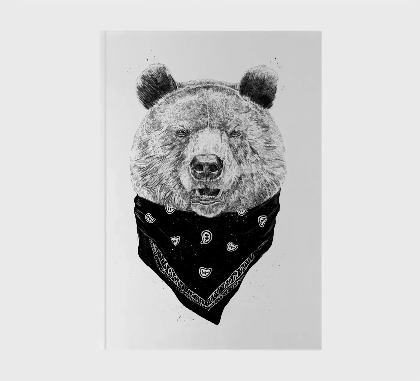 Wild Bear notebook by Balazs Solti