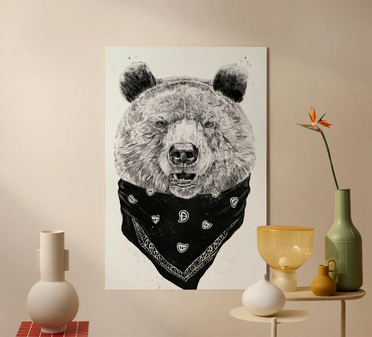 Wild Bear plexiglass da Balazs Solti