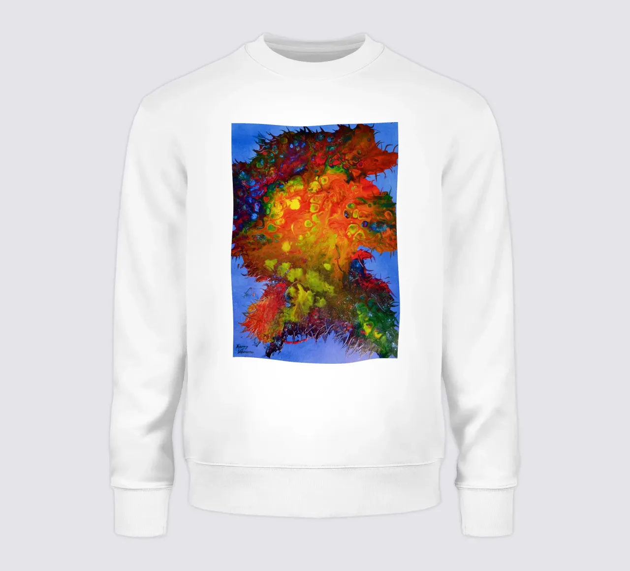 IDEAL GIFT 134 felpa da Thierry Vobmann Abstract painting