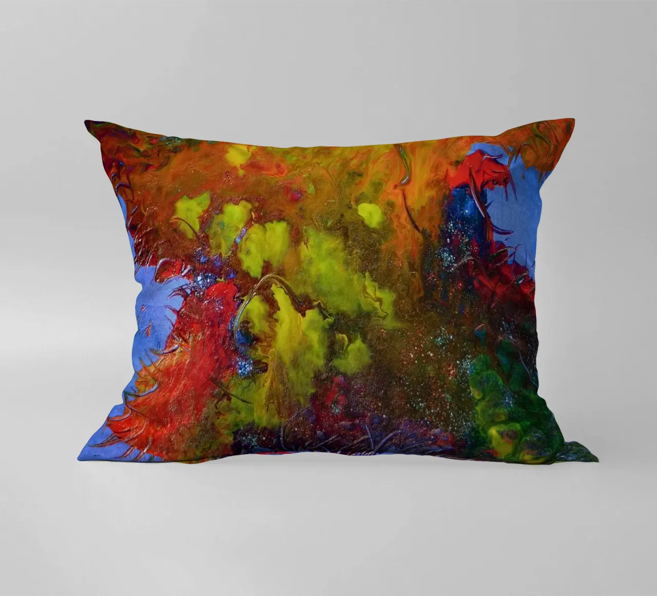 IDEAL GIFT 134 cuscino da Thierry Vobmann Abstract painting