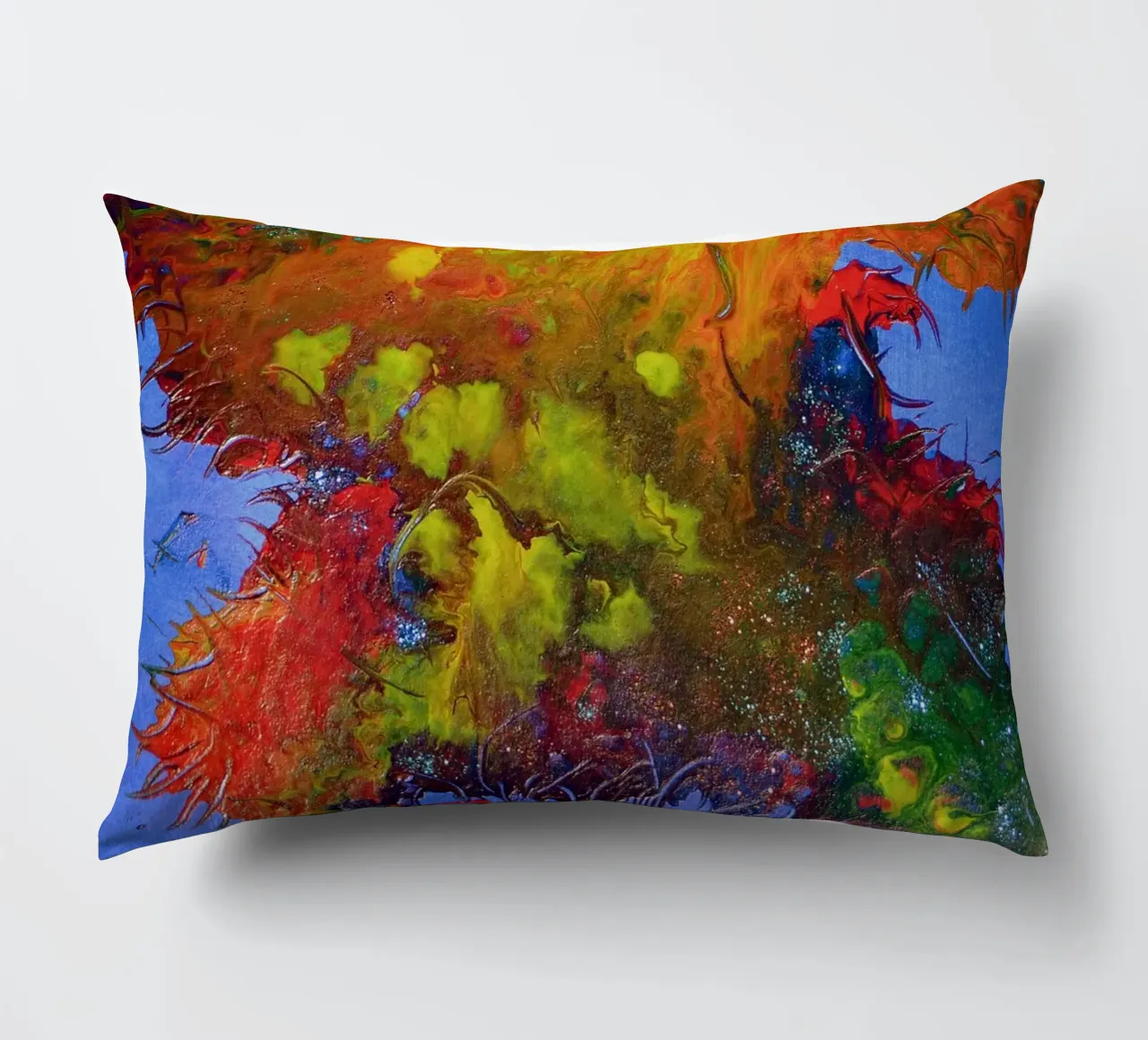 IDEAL GIFT 134 cuscino da Thierry Vobmann Abstract painting