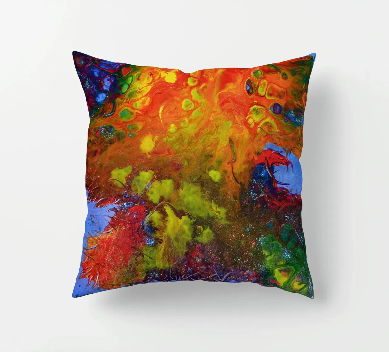 IDEAL GIFT 134 cuscino da Thierry Vobmann Abstract painting