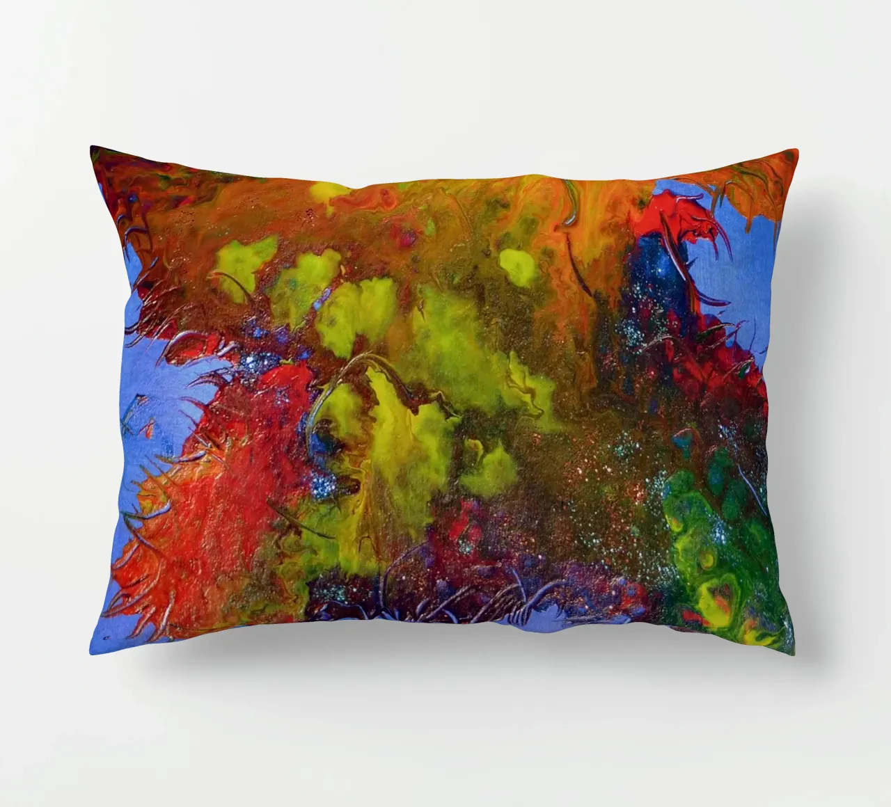IDEAL GIFT 134 cuscino da Thierry Vobmann Abstract painting