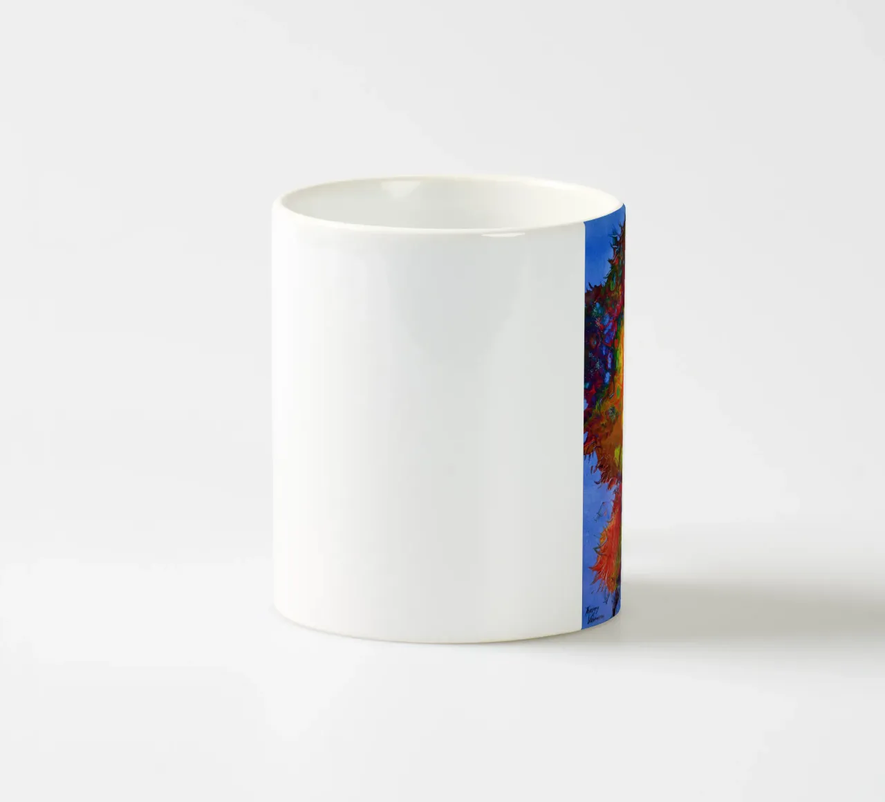 IDEAL GIFT 134 tazza in ceramica da Thierry Vobmann Abstract painting