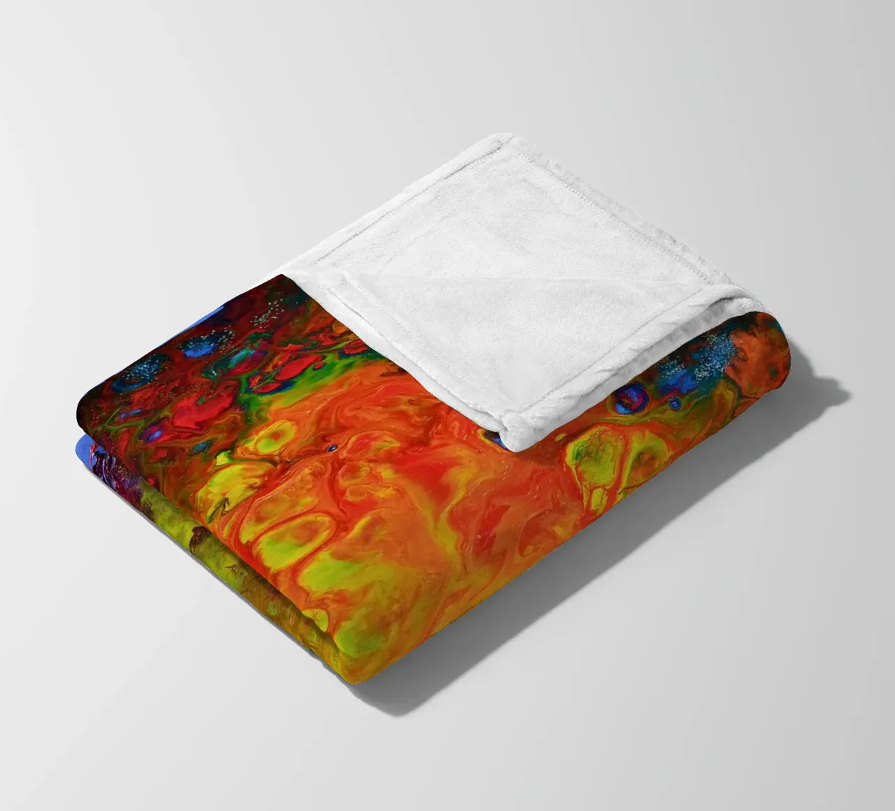 IDEAL GIFT 134 coperta in pile da Thierry Vobmann Abstract painting