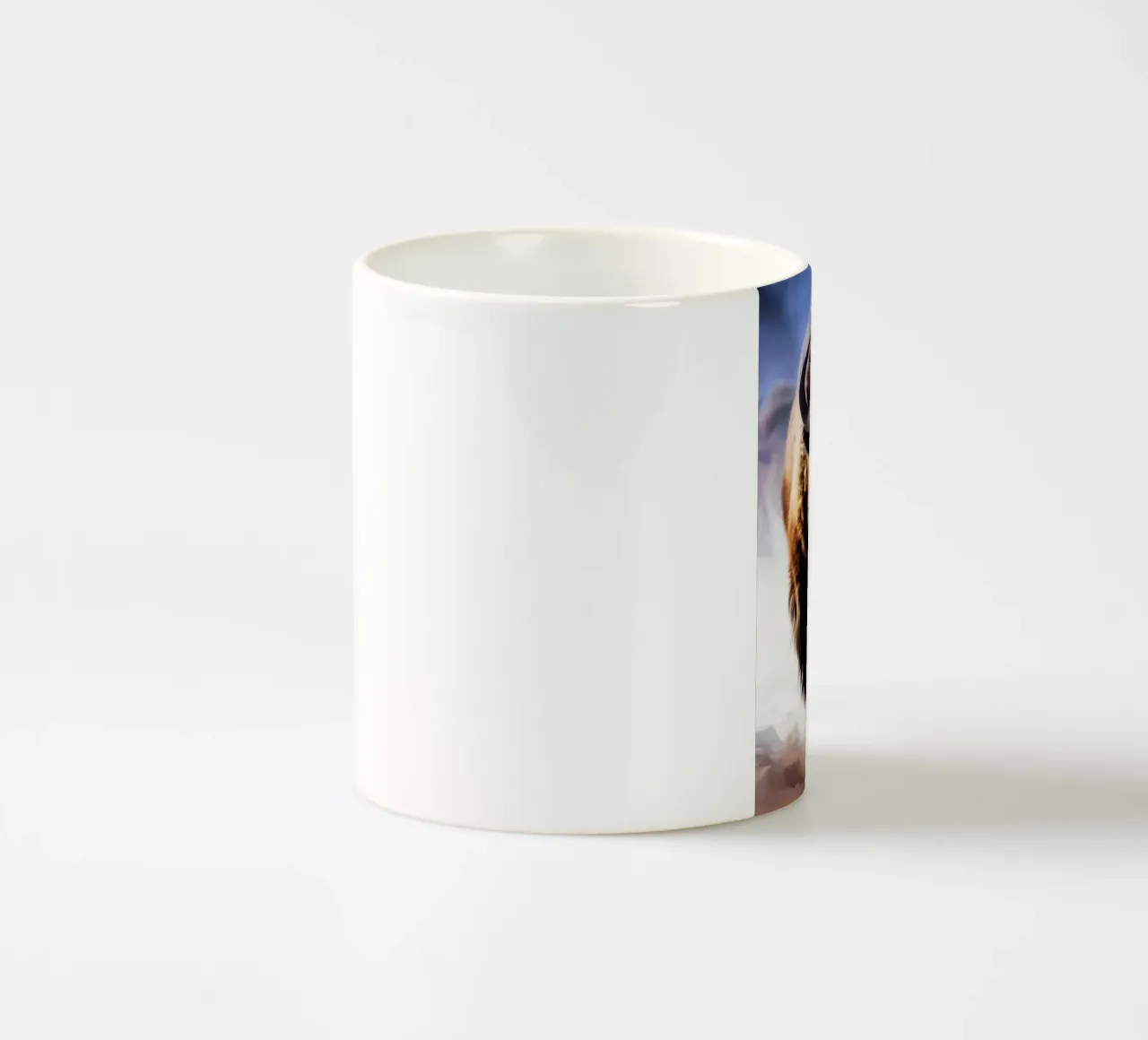 Bisonte acquerellato tazza in ceramica da kaiyaraiya