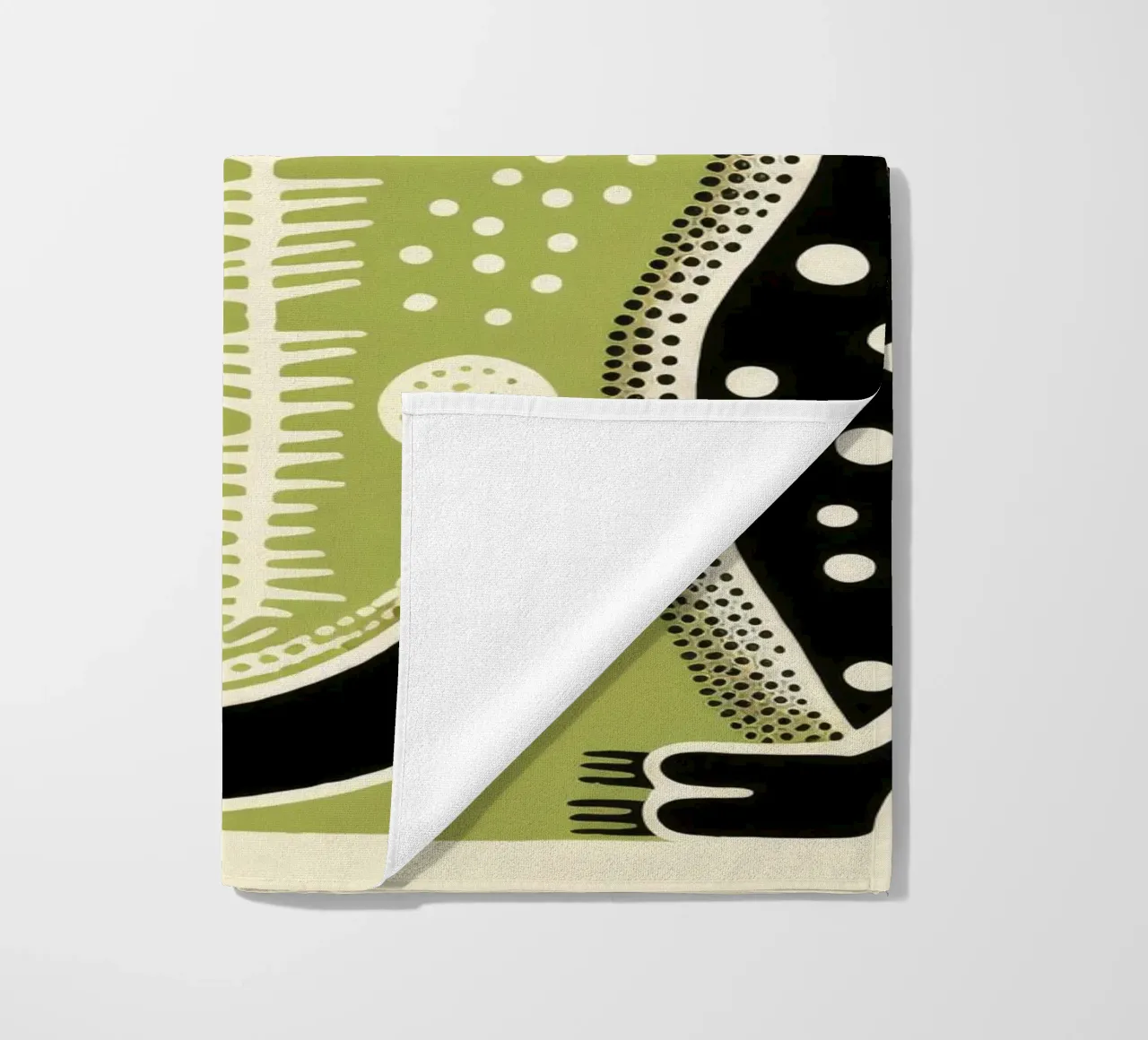 Donnola verde 2 telo mare da Minimal Animal Art
