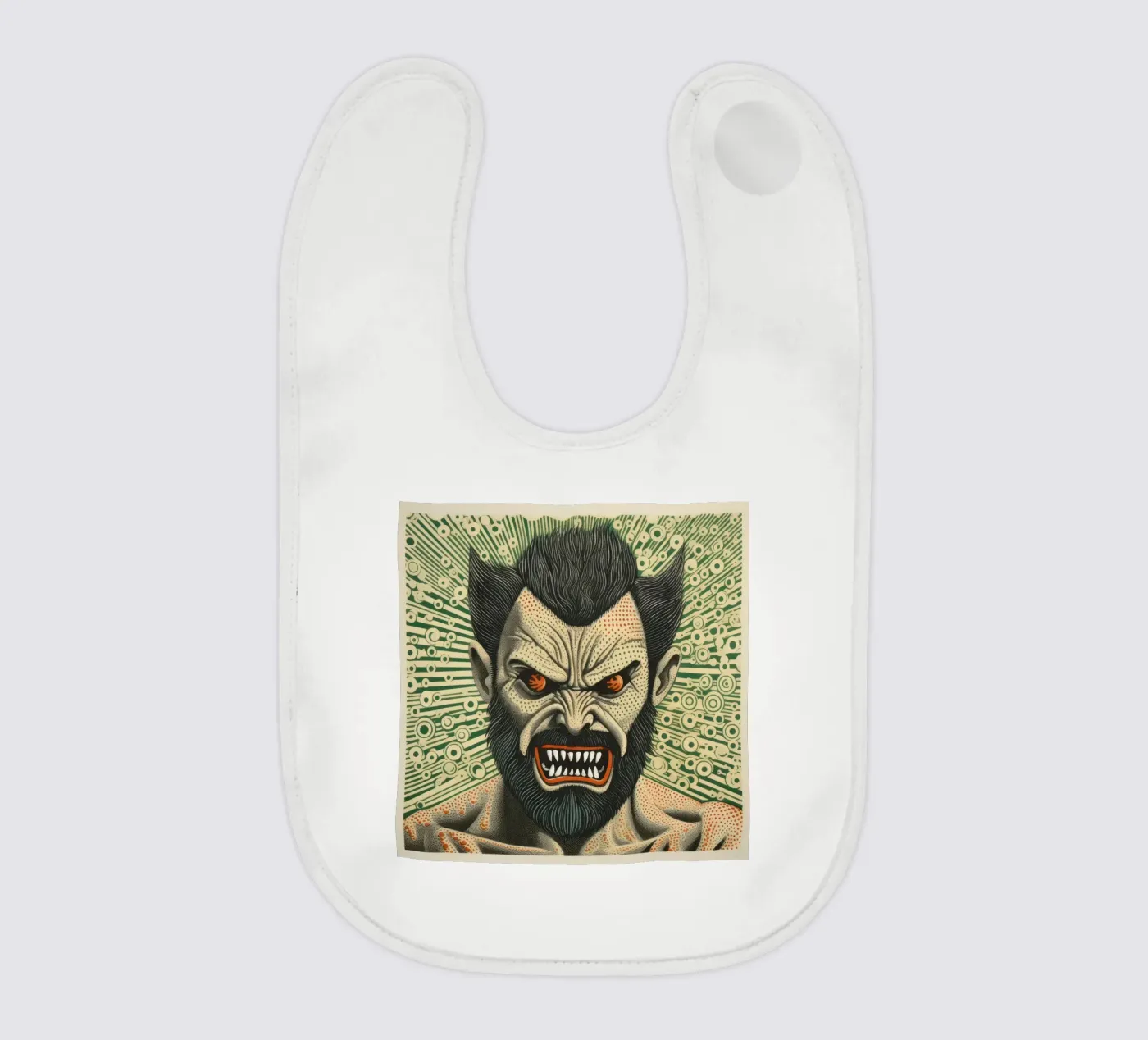 Wolverine verde bavaglino da Minimal Animal Art