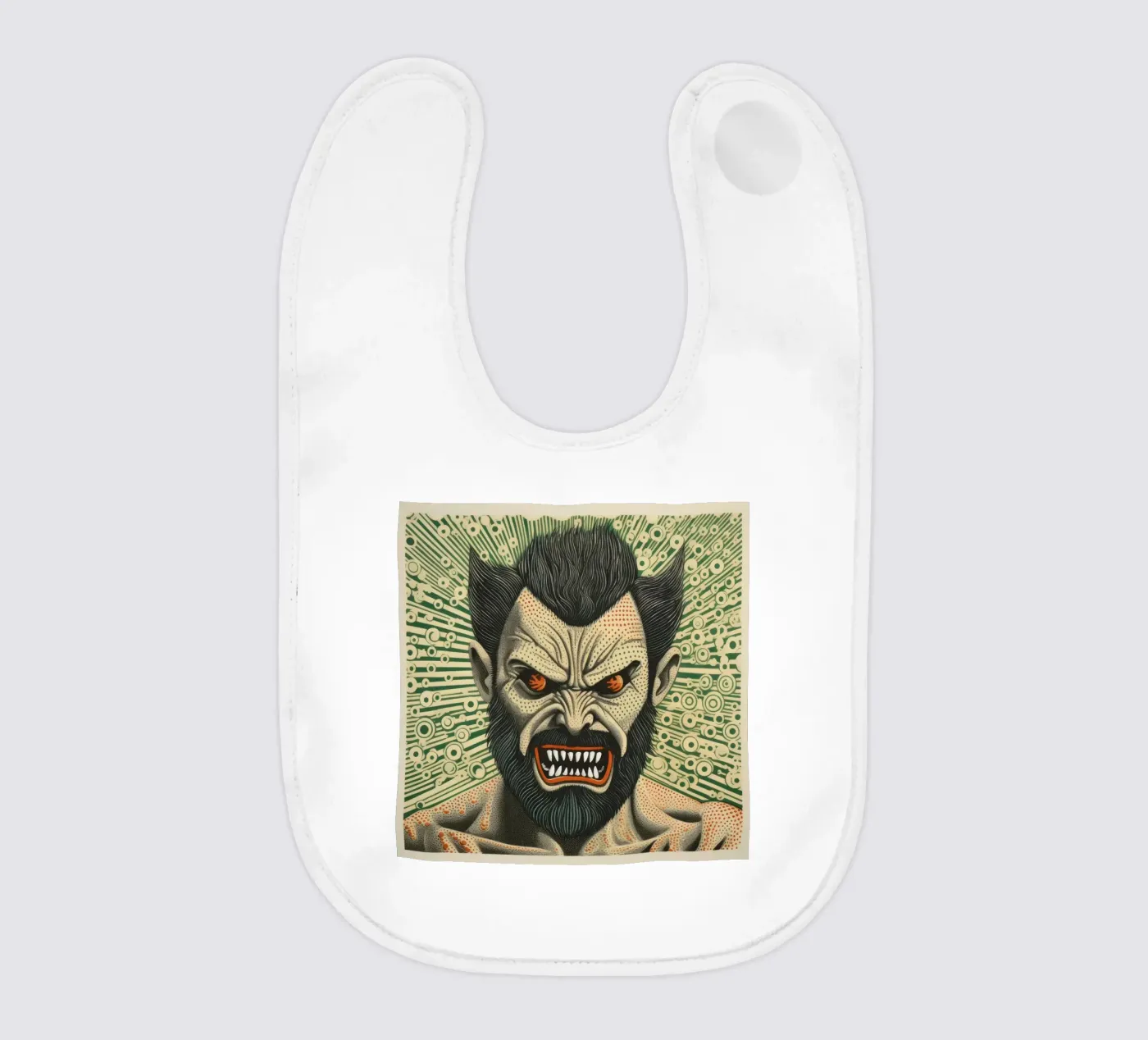 Wolverine verde bavaglino da Minimal Animal Art