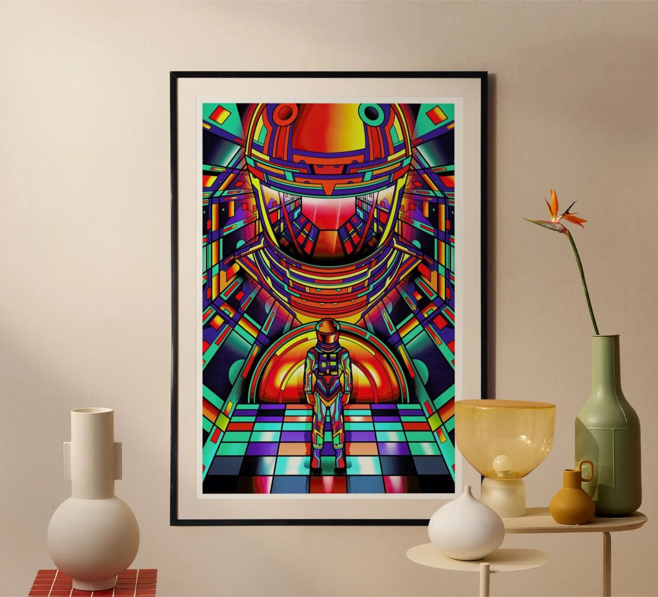 2001 A Space Odyssey Poster von Van Orton Design