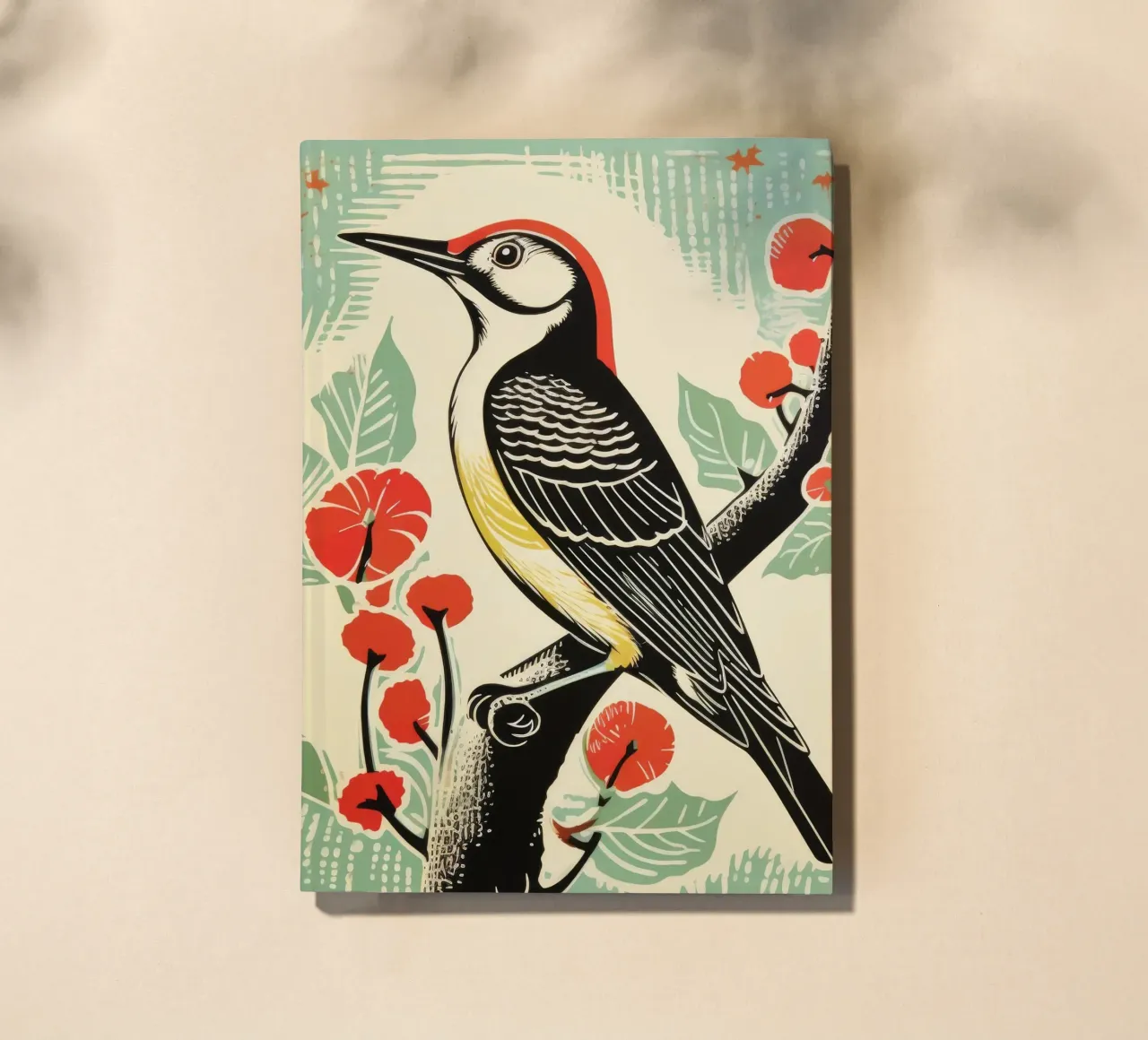 Pic vert 1 carnet de notes de Minimal Animal Art