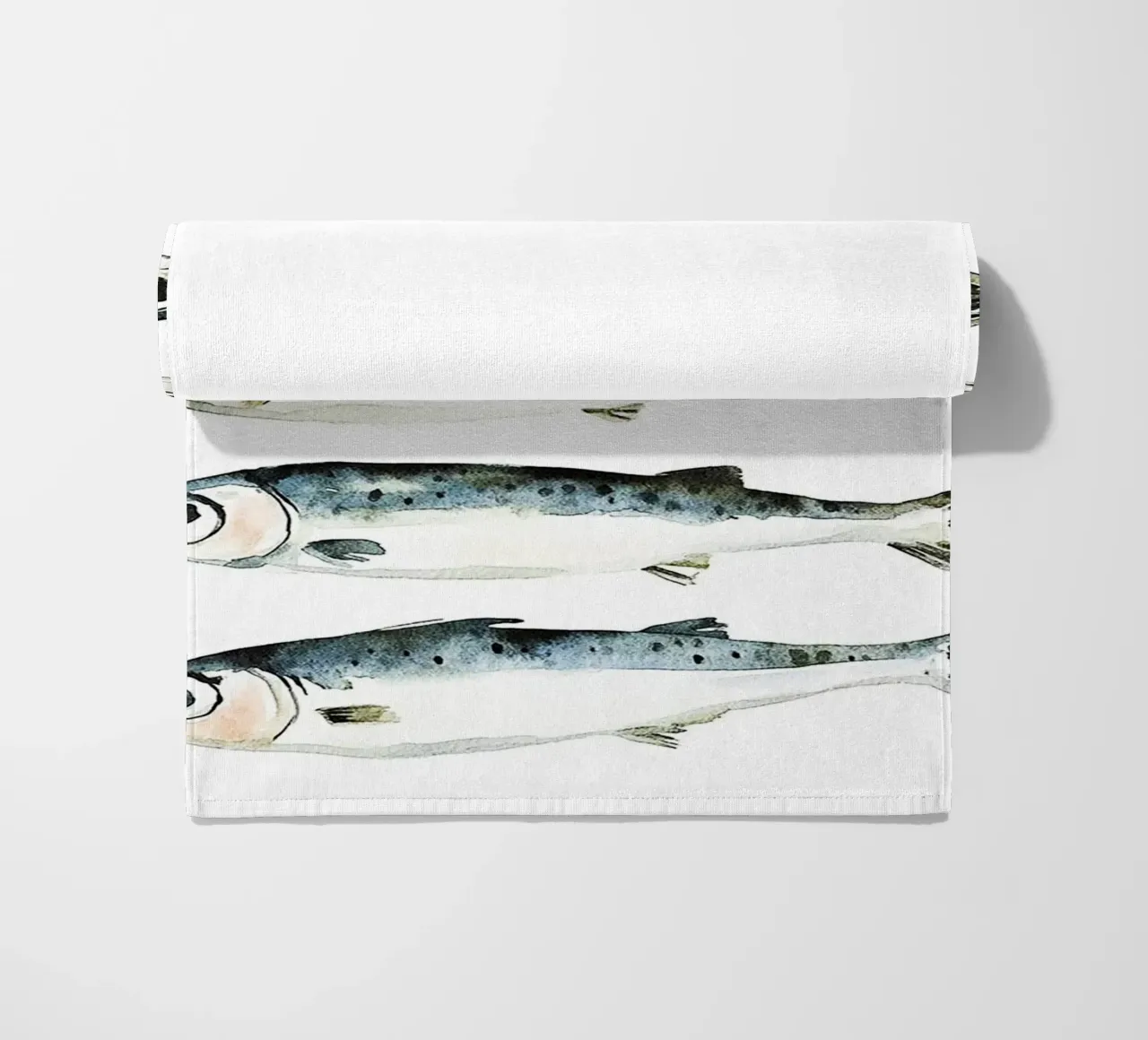 Pesce Acquerello Arte Design telo mare da kaiyaraiya