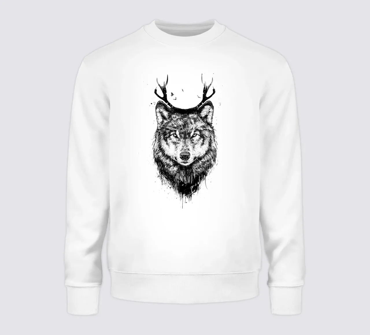 Deer Wolf felpa da Balazs Solti