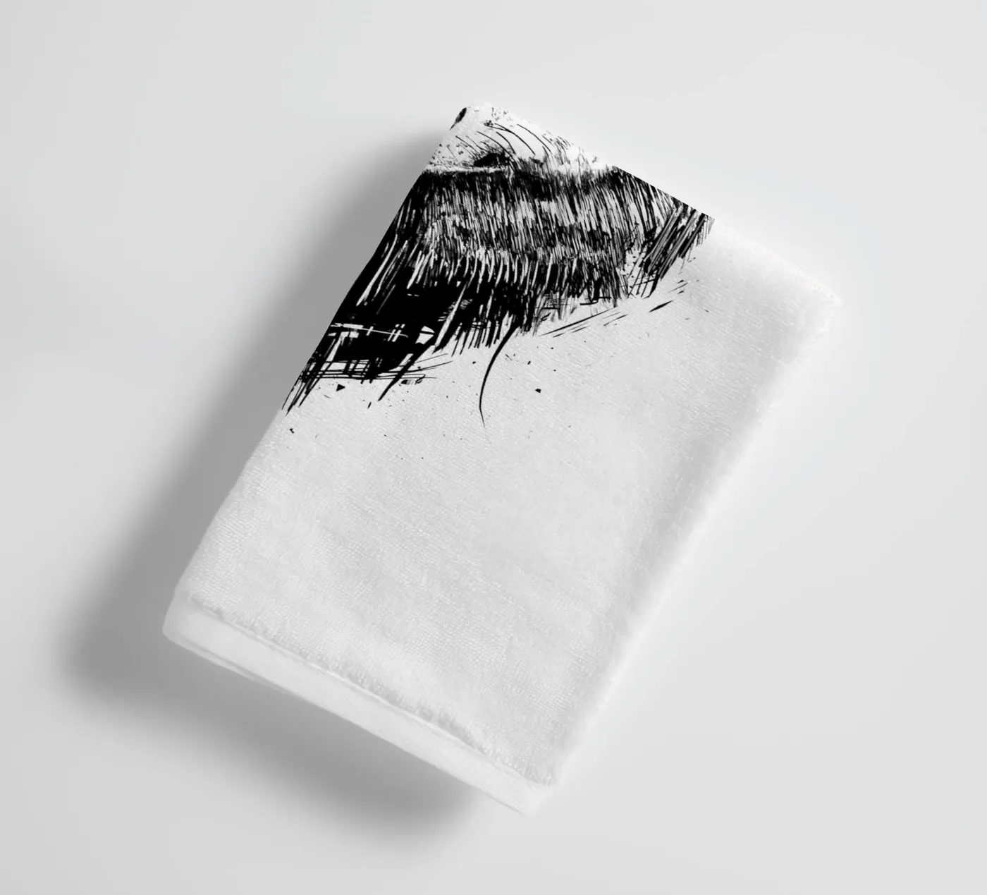 Deer Wolf towel by Balazs Solti