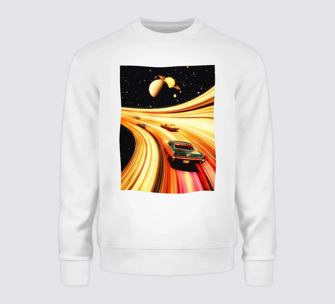 Saturn Speedway sweatshirt by Taudalpoi