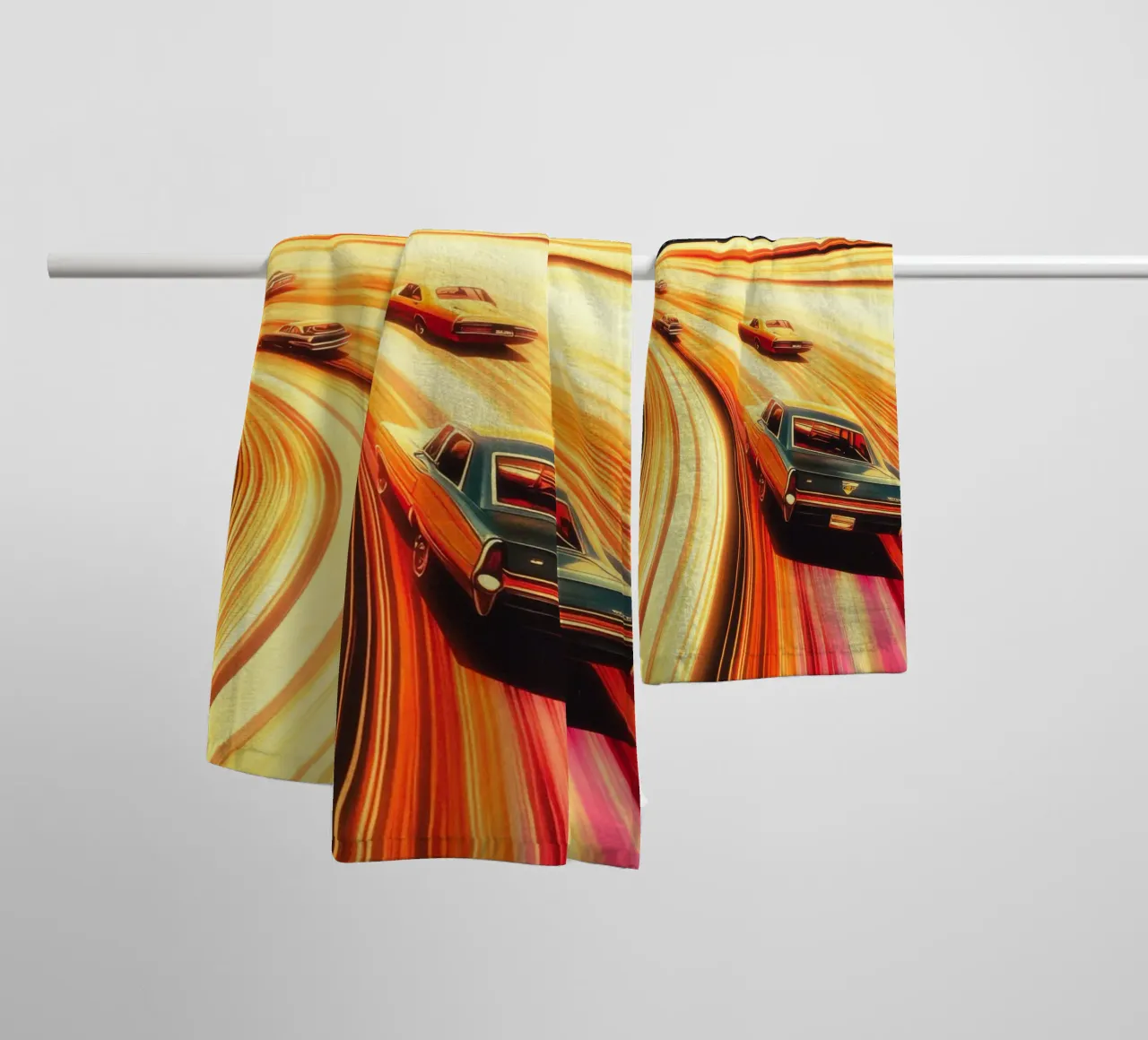 Autostrada di Saturno asciugamano da bagno da Taudalpoi