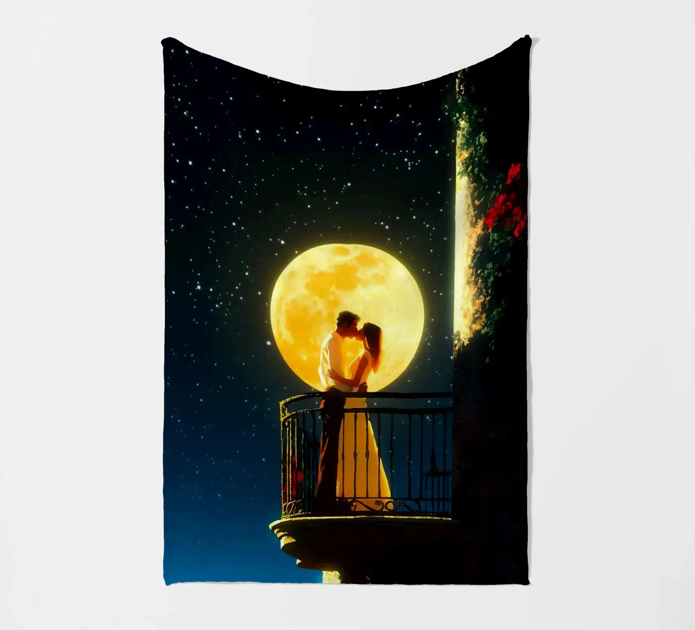 Hemelse romantiek fleecedeken van Taudalpoi