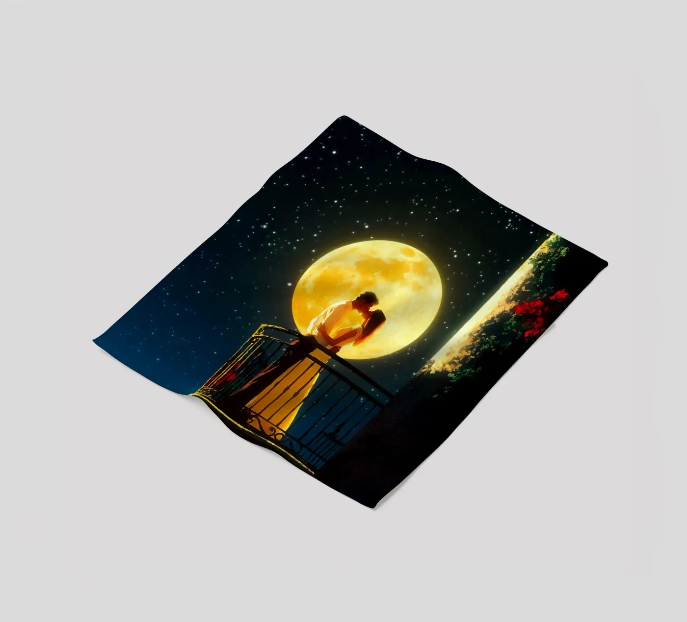 Hemelse romantiek fleecedeken van Taudalpoi