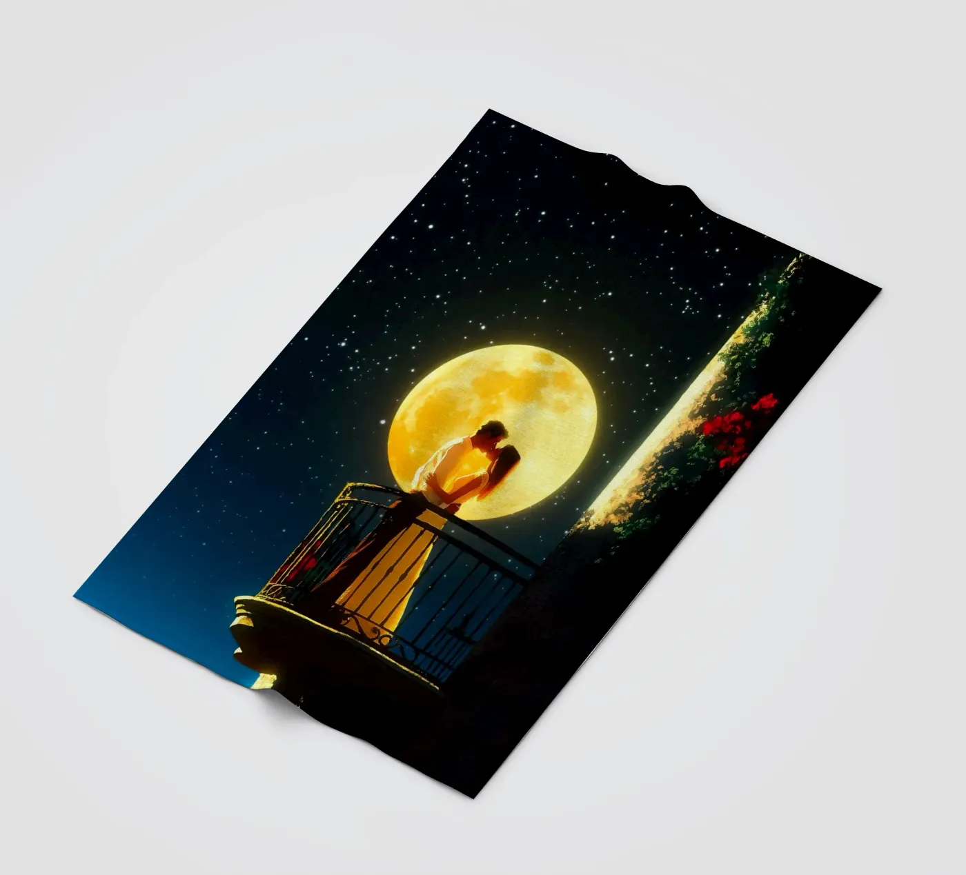 Hemelse romantiek fleecedeken van Taudalpoi