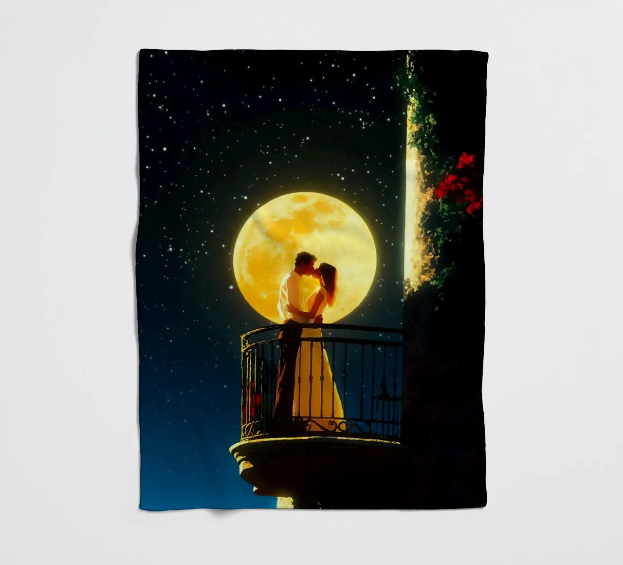 Himmlische Romanze Fleecedecke von Taudalpoi