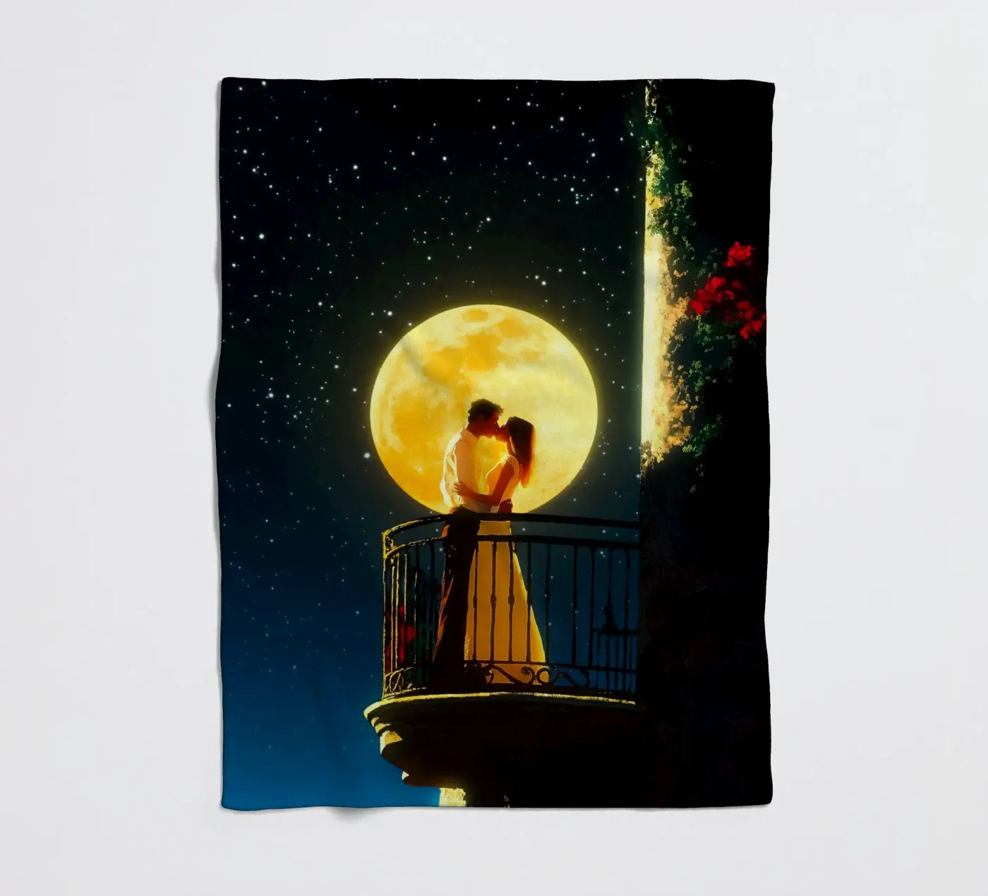 Hemelse romantiek fleecedeken van Taudalpoi