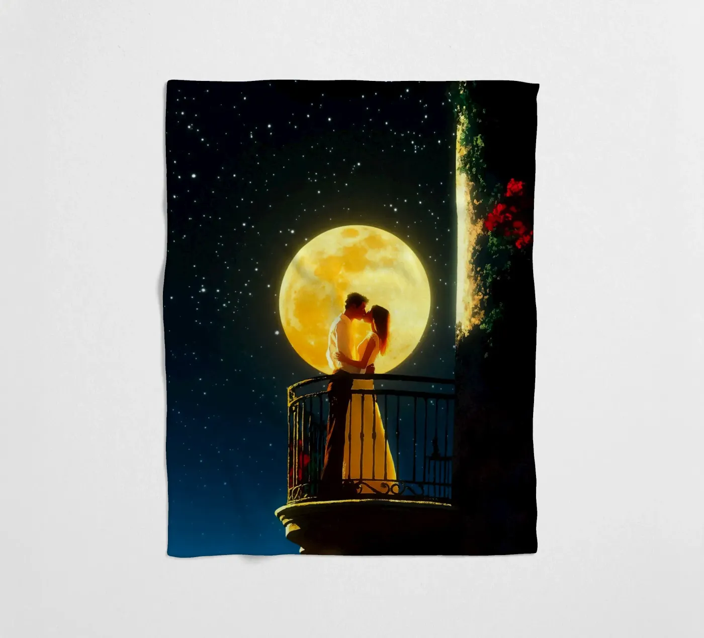 Hemelse romantiek fleecedeken van Taudalpoi